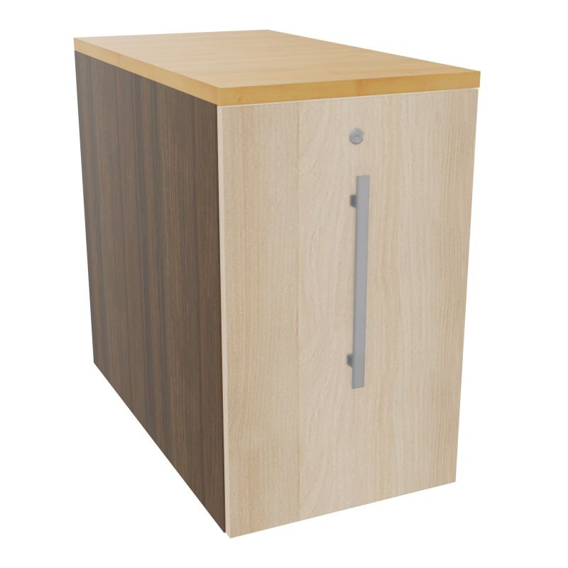 GUSTAVE CAISSON INDIVIDUEL H73,5 L43,2 P80 CM MELAMINE - CORPS  TOP  PORTE  N6 RZ R5