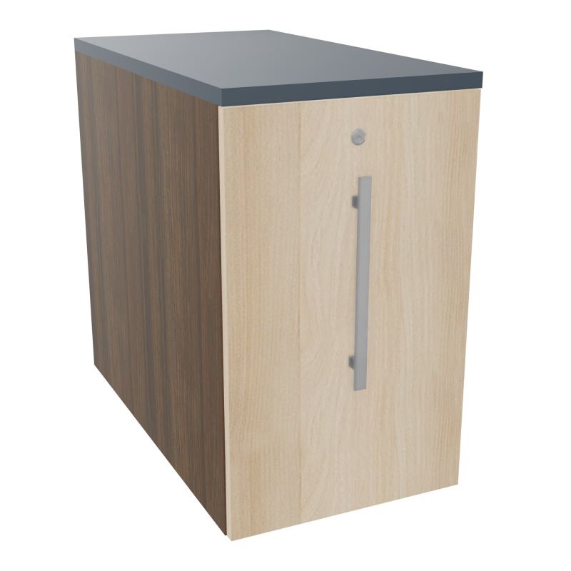 GUSTAVE CAISSON INDIVIDUEL H73,5 L43,2 P80 CM MELAMINE - CORPS  TOP  PORTE  N6 RZ R6