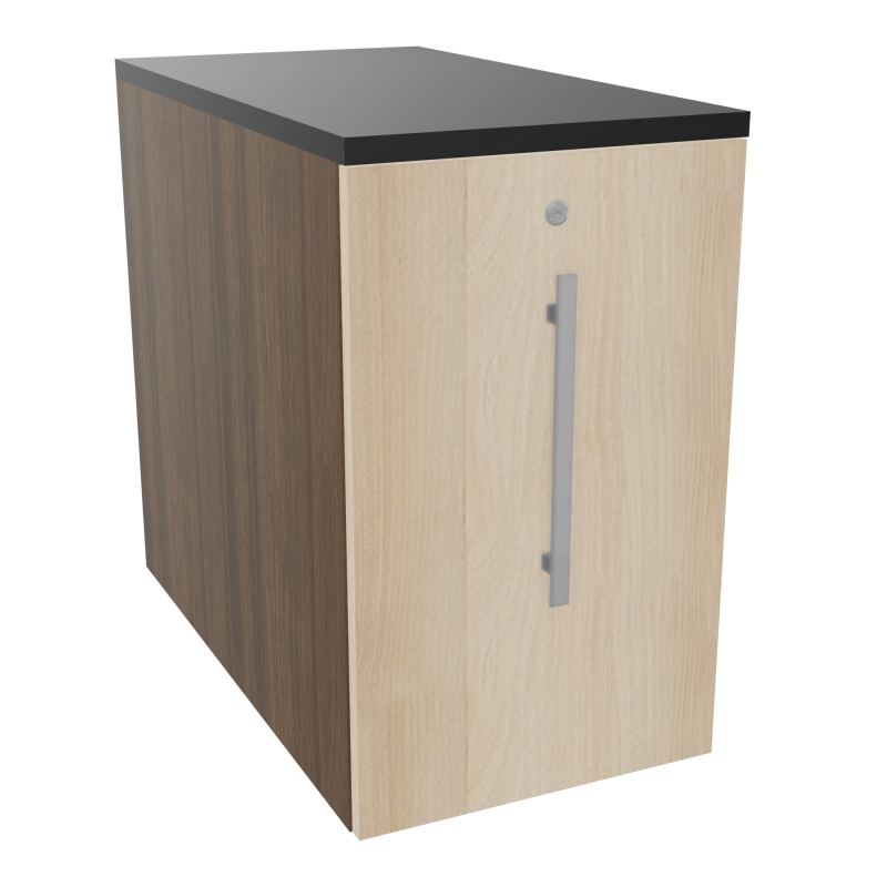GUSTAVE CAISSON INDIVIDUEL H73,5 L43,2 P80 CM MELAMINE - CORPS  TOP  PORTE  N6 RZ R9