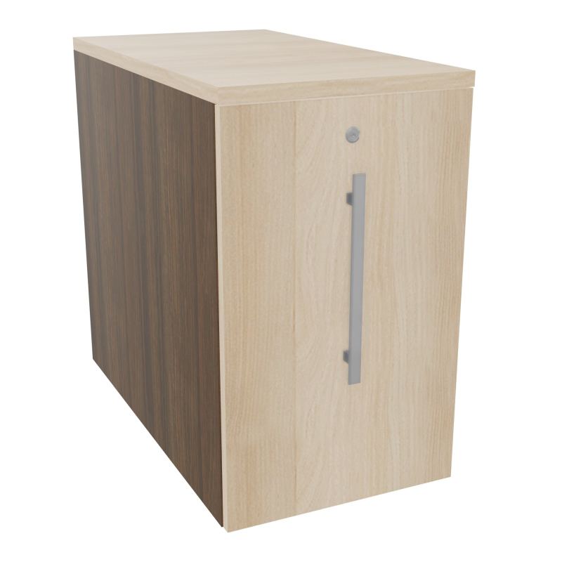 GUSTAVE CAISSON INDIVIDUEL H73,5 L43,2 P80 CM MELAMINE - CORPS  TOP  PORTE N6 RZ RZ