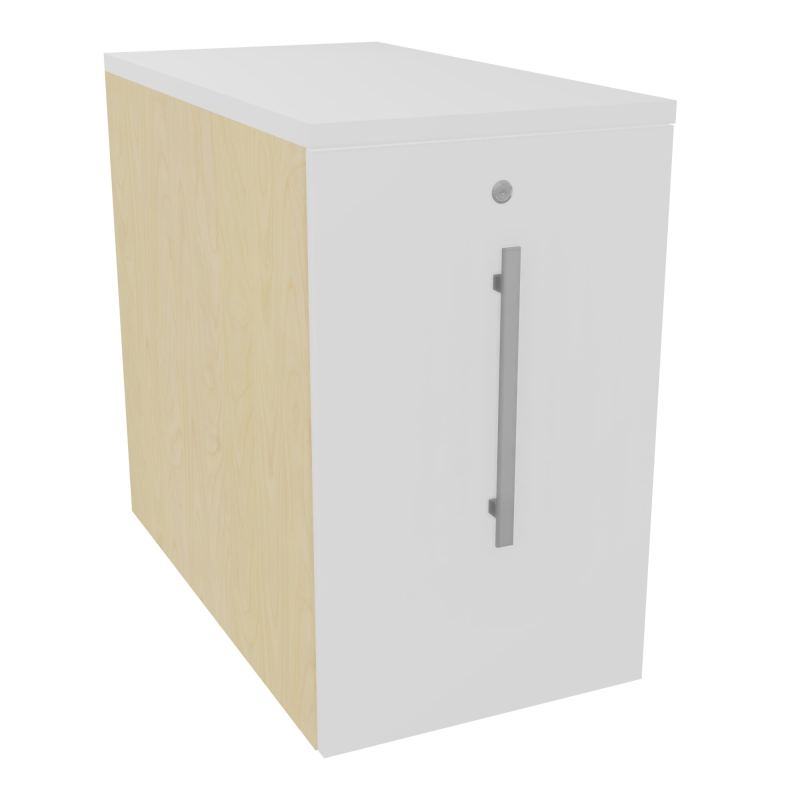 GUSTAVE CAISSON INDIVIDUEL H73,5 L43,2 P80 CM MELAMINE - CORPS  TOP  PORTE N8 MG MG