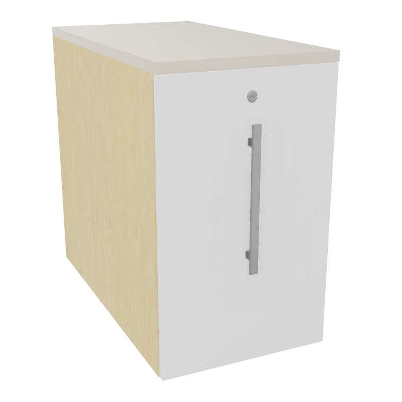 GUSTAVE CAISSON INDIVIDUEL H73,5 L43,2 P80 CM MELAMINE - CORPS  TOP  PORTE N8 MG N5