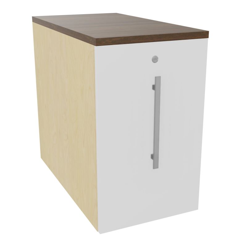 GUSTAVE CAISSON INDIVIDUEL H73,5 L43,2 P80 CM MELAMINE - CORPS  TOP  PORTE N8 MG N6