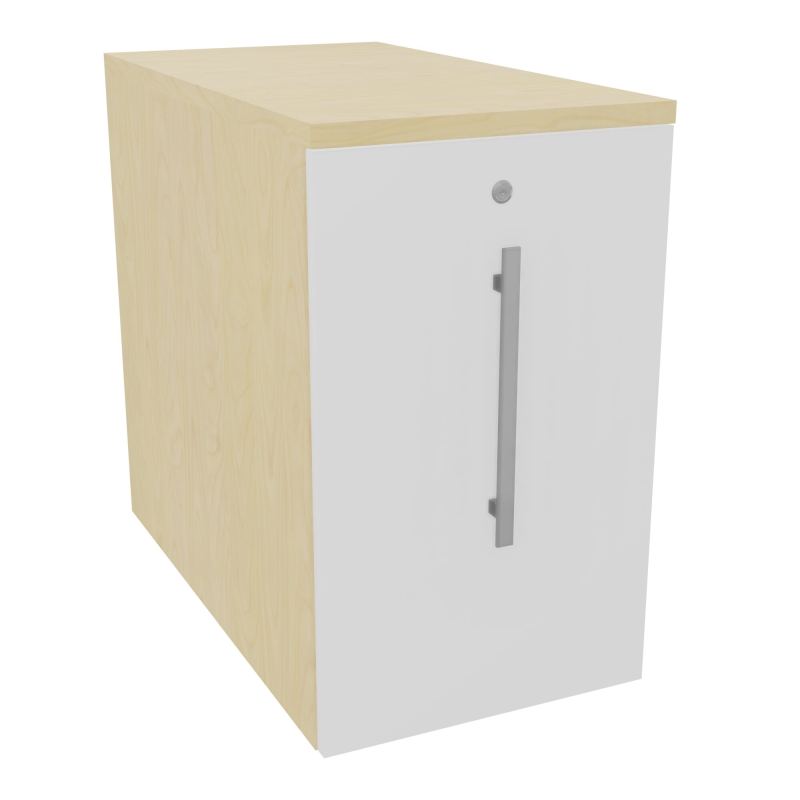 GUSTAVE CAISSON INDIVIDUEL H73,5 L43,2 P80 CM MELAMINE - CORPS  TOP  PORTE N8 MG N8