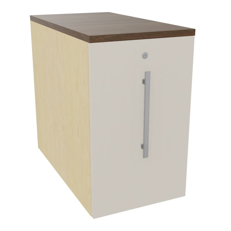 GUSTAVE CAISSON INDIVIDUEL H73,5 L43,2 P80 CM MELAMINE - CORPS  TOP  PORTE N8 N5 N6
