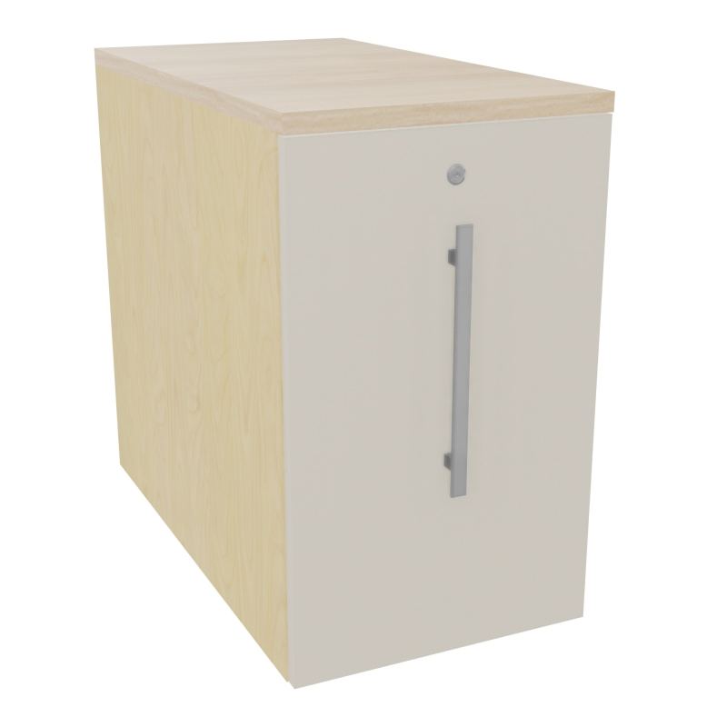 GUSTAVE CAISSON INDIVIDUEL H73,5 L43,2 P80 CM MELAMINE - CORPS  TOP  PORTE N8 N5 RZ