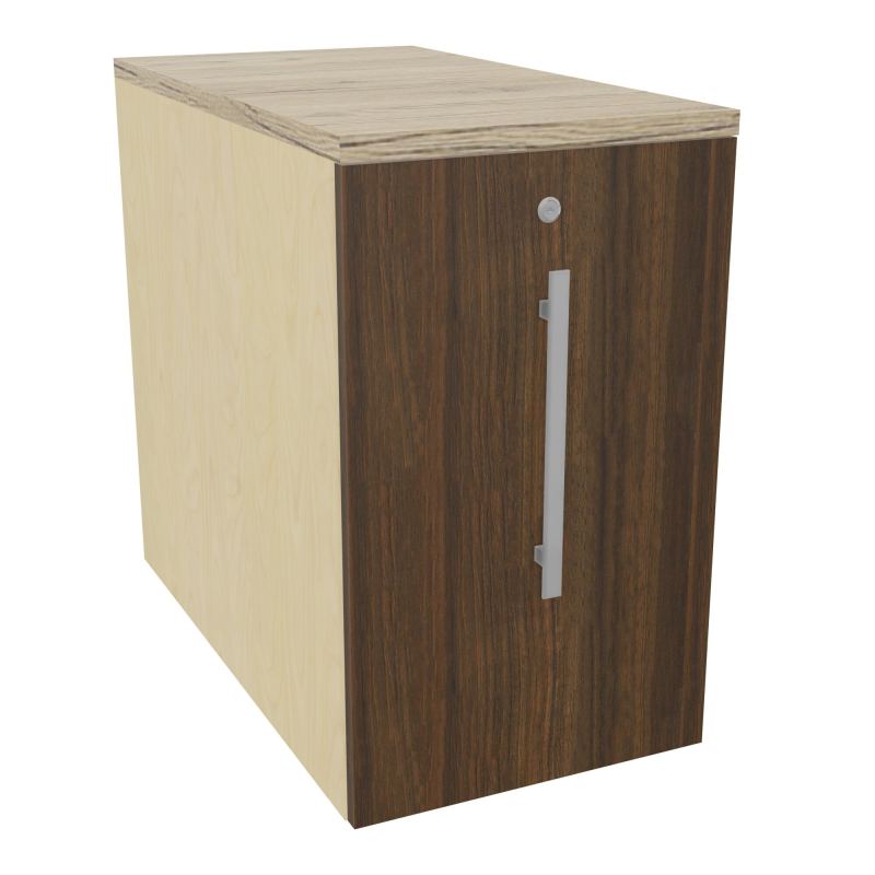 GUSTAVE CAISSON INDIVIDUEL H73,5 L43,2 P80 CM MELAMINE - CORPS  TOP  PORTE N8 N6 R3