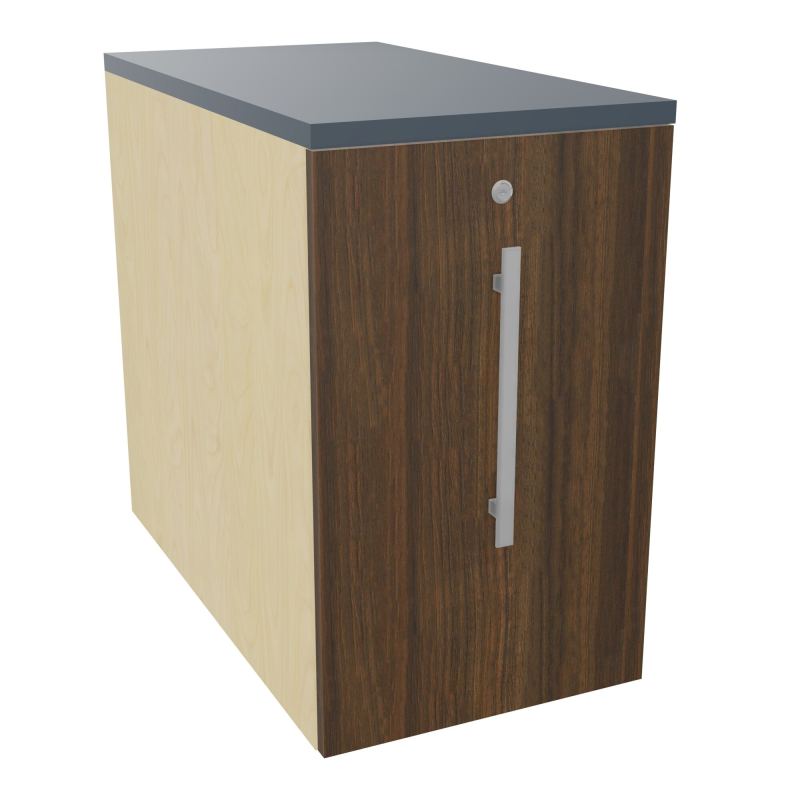 GUSTAVE CAISSON INDIVIDUEL H73,5 L43,2 P80 CM MELAMINE - CORPS  TOP  PORTE  N8 N6 R6