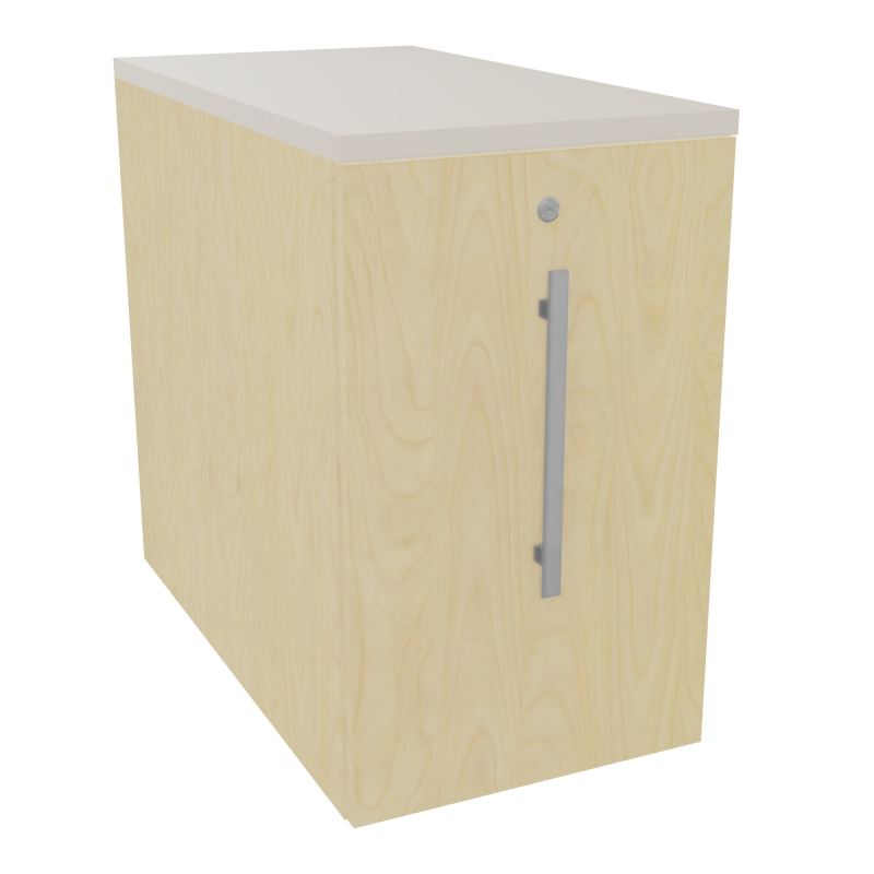 GUSTAVE CAISSON INDIVIDUEL H73,5 L43,2 P80 CM MELAMINE - CORPS  TOP  PORTE N8 N8 N5
