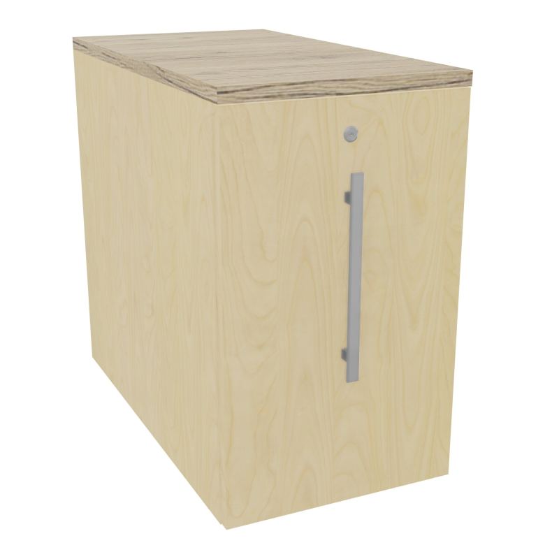 GUSTAVE CAISSON INDIVIDUEL H73,5 L43,2 P80 CM MELAMINE - CORPS  TOP  PORTE N8 N8 R3