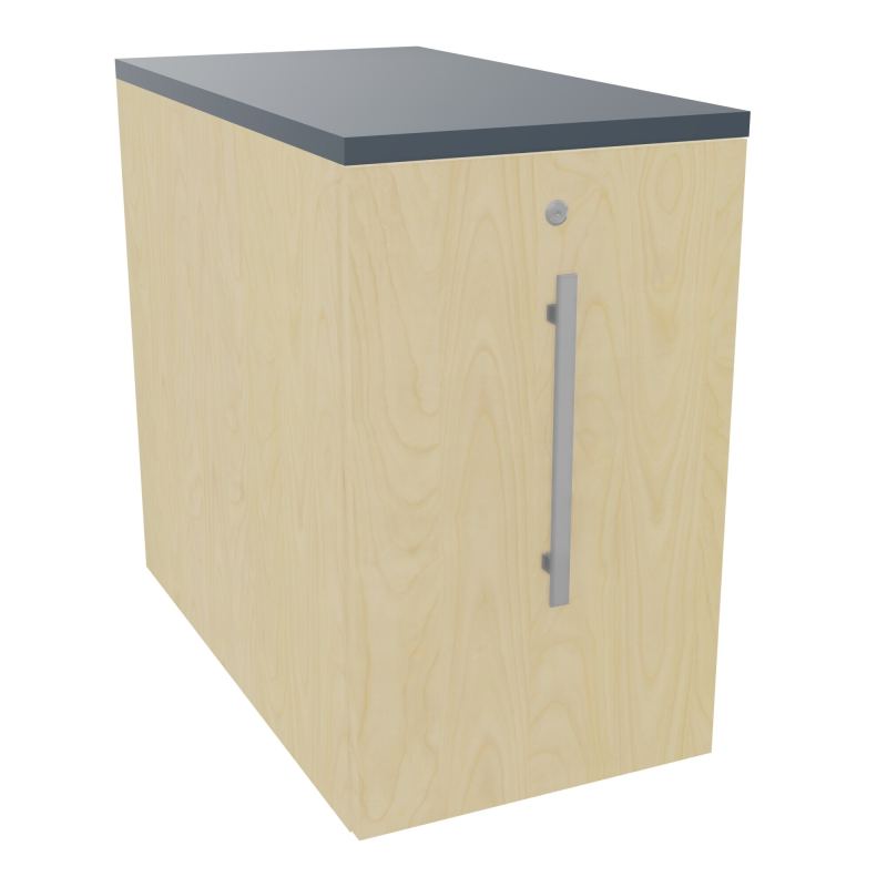GUSTAVE CAISSON INDIVIDUEL H73,5 L43,2 P80 CM MELAMINE - CORPS  TOP  PORTE  N8 N8 R6