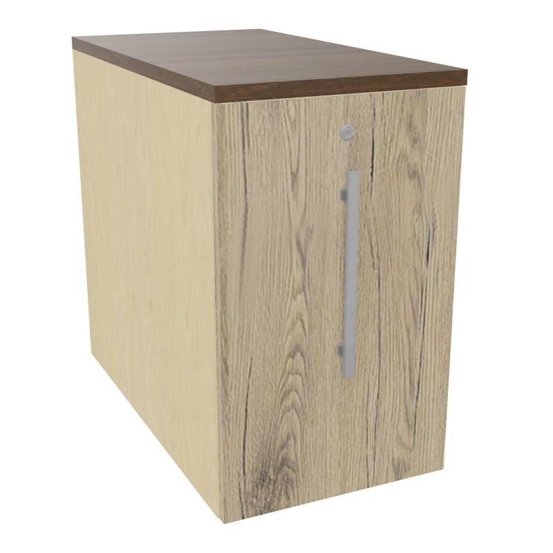 GUSTAVE CAISSON INDIVIDUEL H73,5 L43,2 P80 CM MELAMINE - CORPS  TOP  PORTE N8 R3 N6