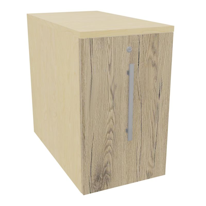 GUSTAVE CAISSON INDIVIDUEL H73,5 L43,2 P80 CM MELAMINE - CORPS  TOP  PORTE N8 R3 N8