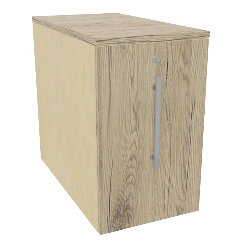 GUSTAVE CAISSON INDIVIDUEL H73,5 L43,2 P80 CM MELAMINE - CORPS  TOP  PORTE N8 R3 R3