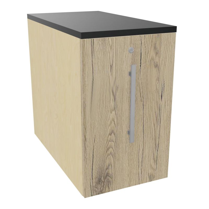 GUSTAVE CAISSON INDIVIDUEL H73,5 L43,2 P80 CM MELAMINE - CORPS  TOP  PORTE  N8 R3 R9