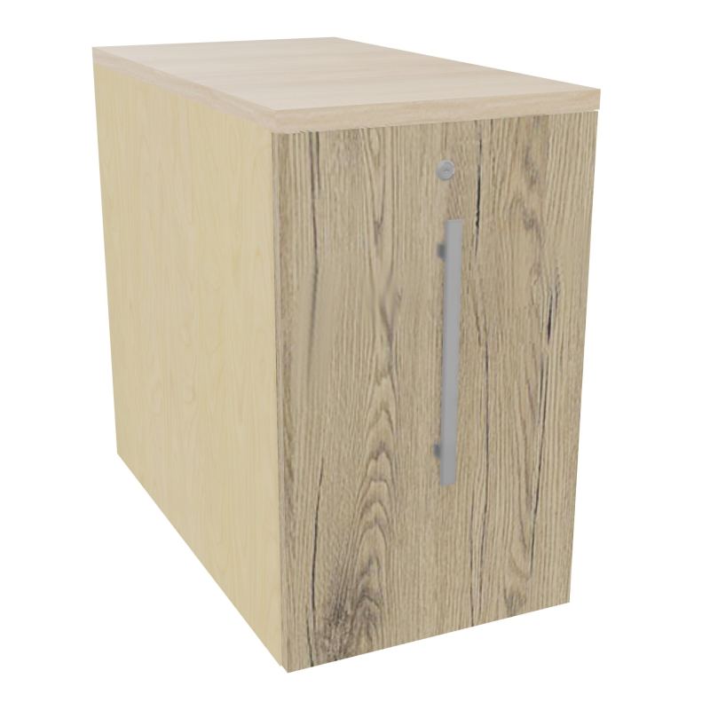 GUSTAVE CAISSON INDIVIDUEL H73,5 L43,2 P80 CM MELAMINE - CORPS  TOP  PORTE N8 R3 RZ