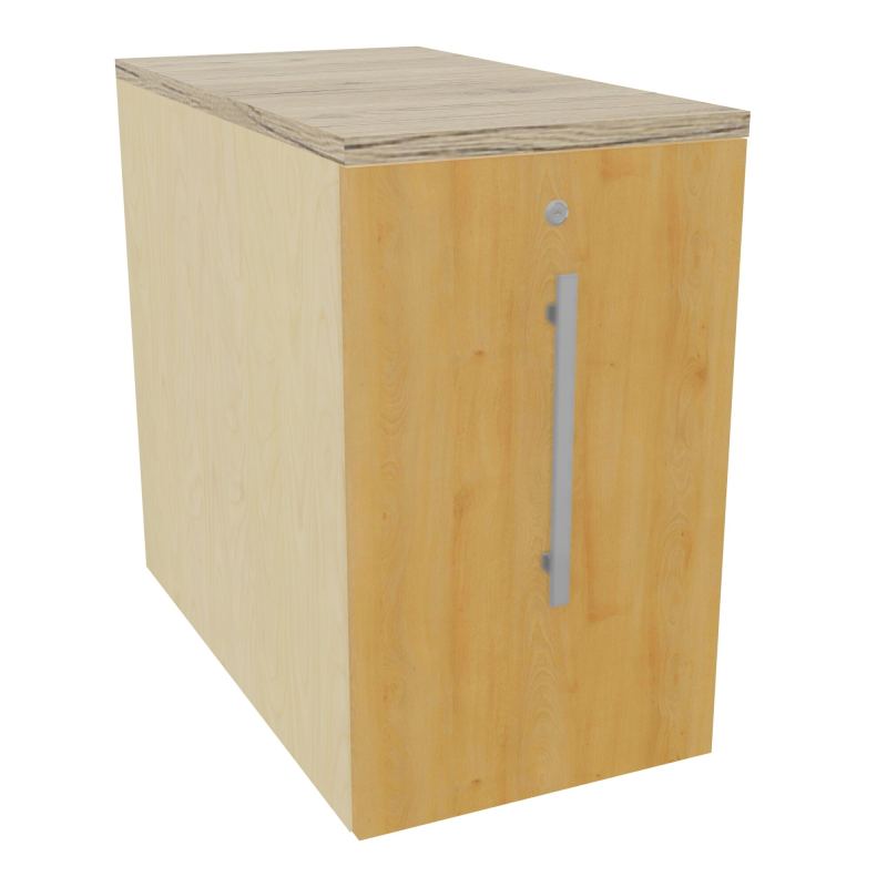 GUSTAVE CAISSON INDIVIDUEL H73,5 L43,2 P80 CM MELAMINE - CORPS  TOP  PORTE  N8 R5 R3