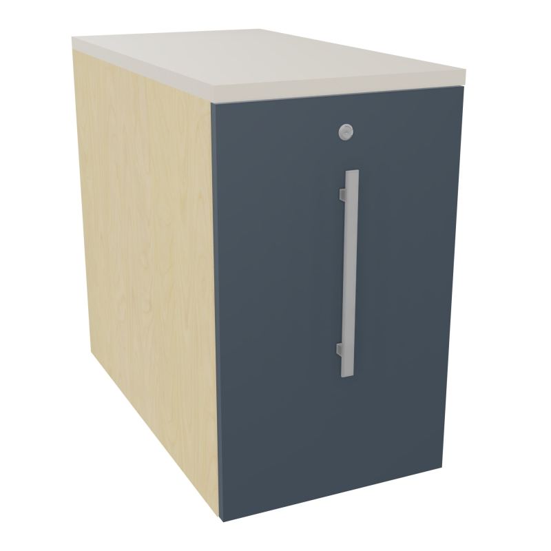 GUSTAVE CAISSON INDIVIDUEL H73,5 L43,2 P80 CM MELAMINE - CORPS  TOP  PORTE  N8 R6 N5