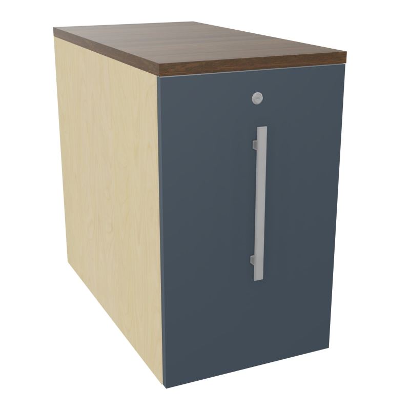 GUSTAVE CAISSON INDIVIDUEL H73,5 L43,2 P80 CM MELAMINE - CORPS  TOP  PORTE  N8 R6 N6