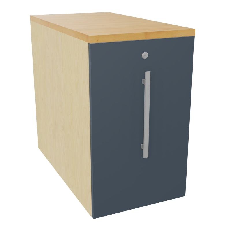 GUSTAVE CAISSON INDIVIDUEL H73,5 L43,2 P80 CM MELAMINE - CORPS  TOP  PORTE  N8 R6 R5