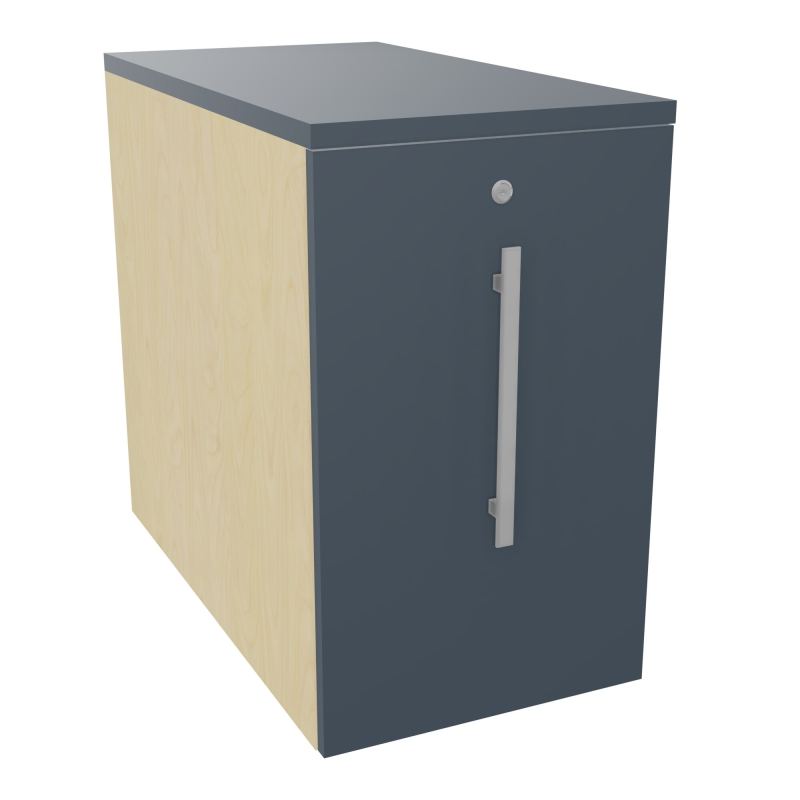 GUSTAVE CAISSON INDIVIDUEL H73,5 L43,2 P80 CM MELAMINE - CORPS  TOP  PORTE  N8 R6 R6