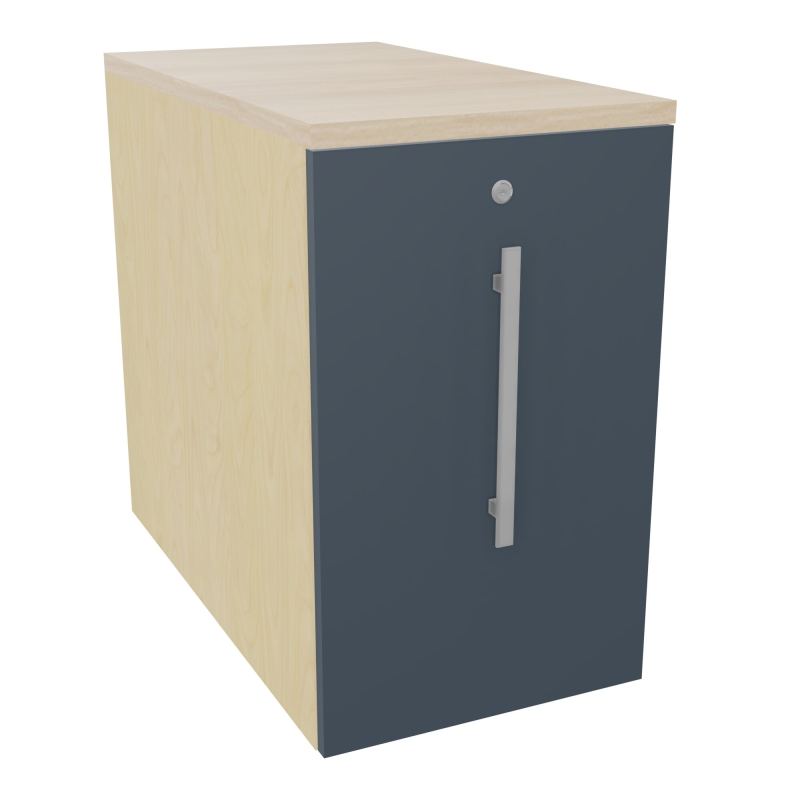 GUSTAVE CAISSON INDIVIDUEL H73,5 L43,2 P80 CM MELAMINE - CORPS  TOP  PORTE  N8 R6 RZ