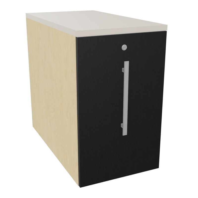 GUSTAVE CAISSON INDIVIDUEL H73,5 L43,2 P80 CM MELAMINE - CORPS  TOP  PORTE  N8 R9 N5