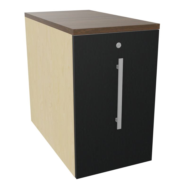 GUSTAVE CAISSON INDIVIDUEL H73,5 L43,2 P80 CM MELAMINE - CORPS  TOP  PORTE  N8 R9 N6