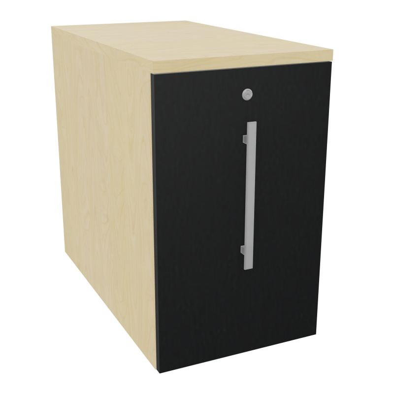 GUSTAVE CAISSON INDIVIDUEL H73,5 L43,2 P80 CM MELAMINE - CORPS  TOP  PORTE  N8 R9 N8