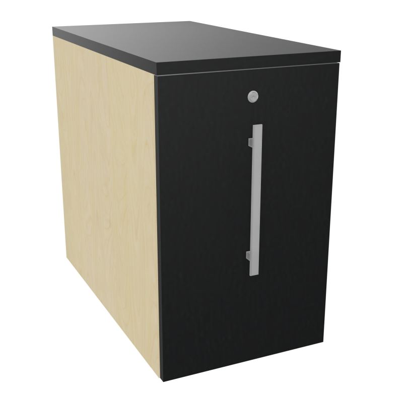GUSTAVE CAISSON INDIVIDUEL H73,5 L43,2 P80 CM MELAMINE - CORPS  TOP  PORTE  N8 R9 R9
