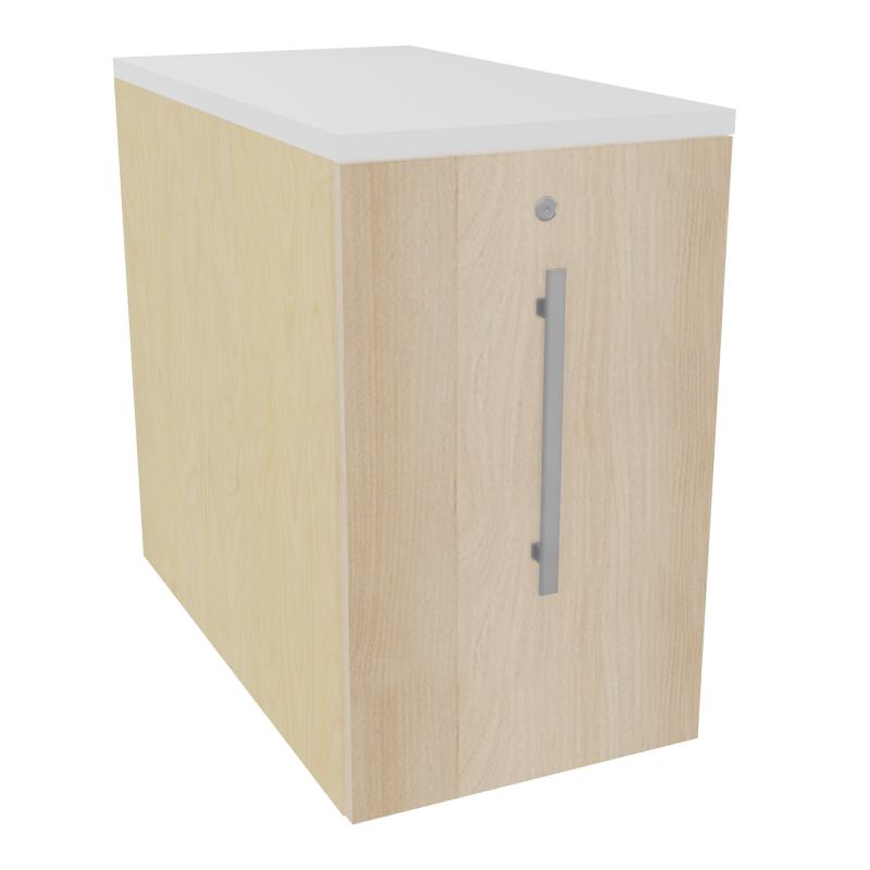 GUSTAVE CAISSON INDIVIDUEL H73,5 L43,2 P80 CM MELAMINE - CORPS  TOP  PORTE N8 RZ MG