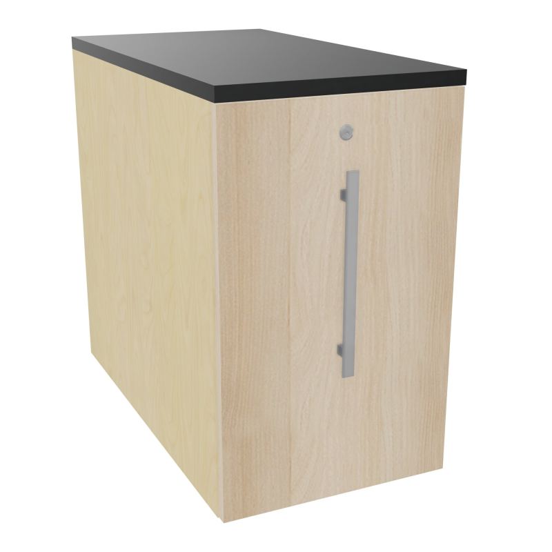 GUSTAVE CAISSON INDIVIDUEL H73,5 L43,2 P80 CM MELAMINE - CORPS  TOP  PORTE  N8 RZ R9