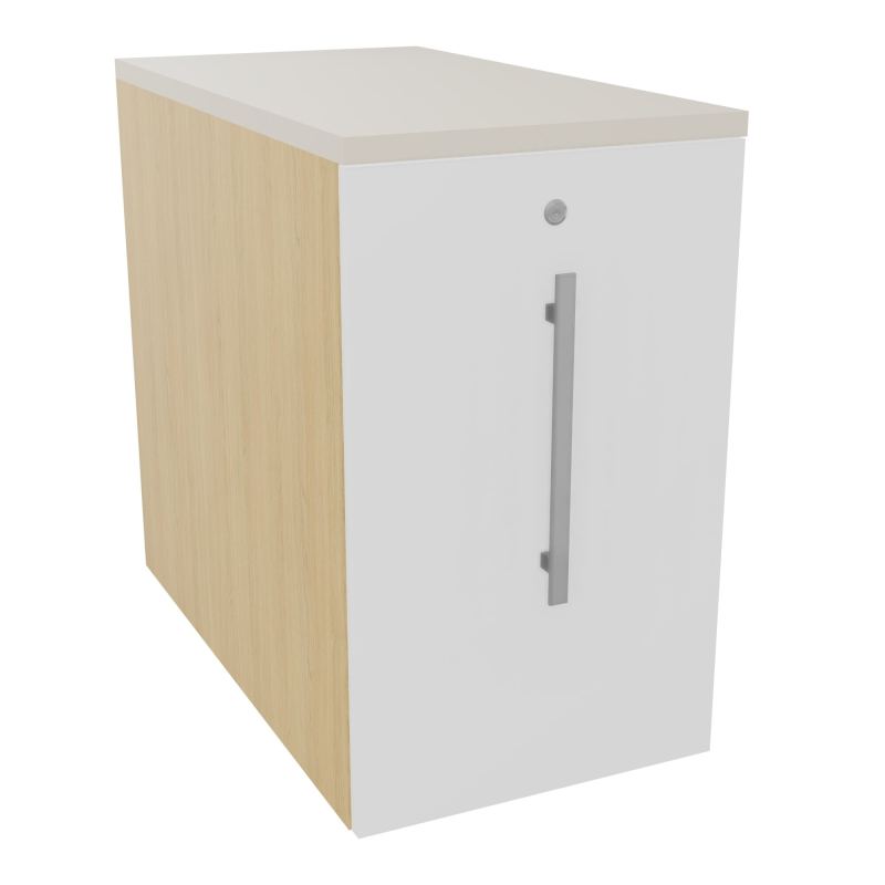 GUSTAVE CAISSON INDIVIDUEL H73,5 L43,2 P80 CM MELAMINE - CORPS  TOP  PORTE  R1 MG N5