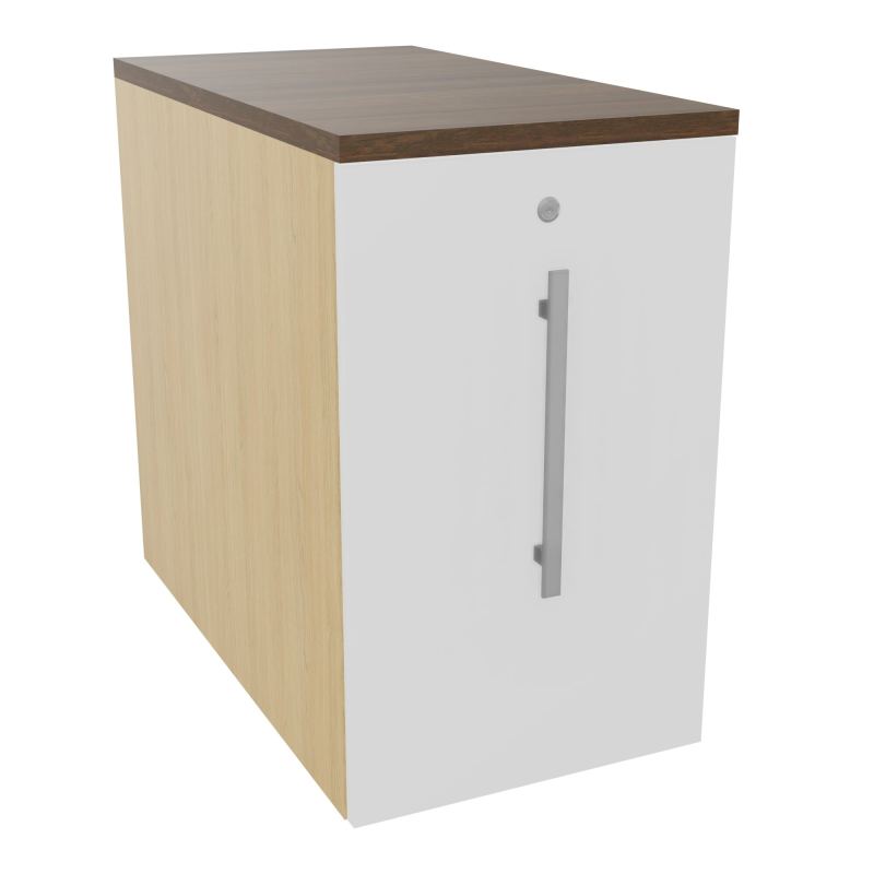 GUSTAVE CAISSON INDIVIDUEL H73,5 L43,2 P80 CM MELAMINE - CORPS  TOP  PORTE  R1 MG N6