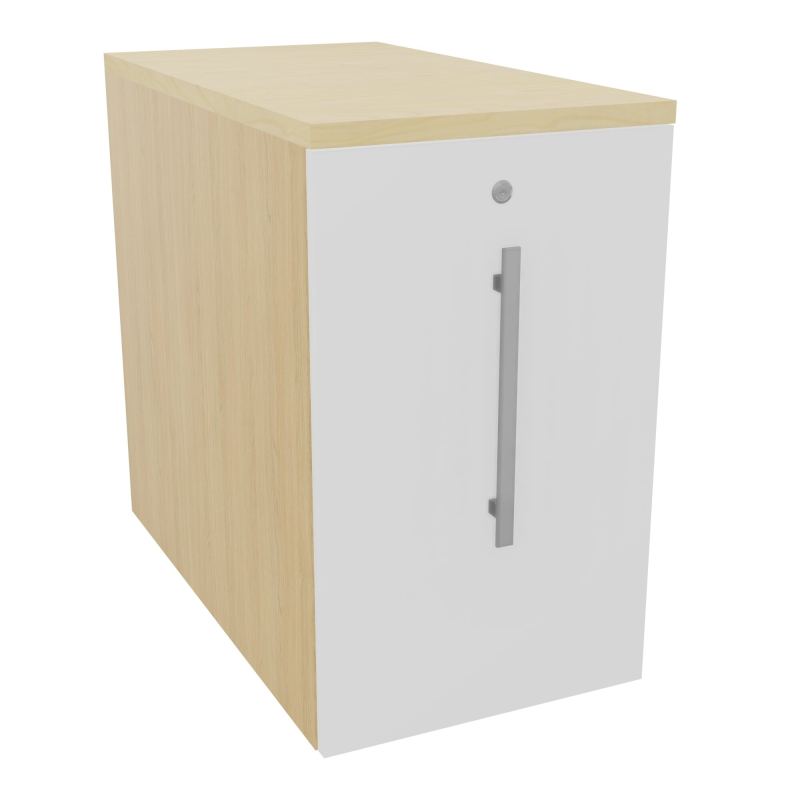 GUSTAVE CAISSON INDIVIDUEL H73,5 L43,2 P80 CM MELAMINE - CORPS  TOP  PORTE  R1 MG N8