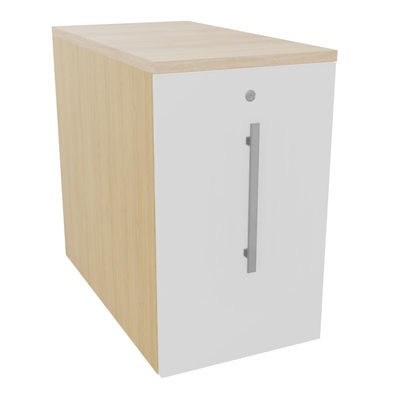 GUSTAVE CAISSON INDIVIDUEL H73,5 L43,2 P80 CM MELAMINE - CORPS  TOP  PORTE  R1 MG RZ