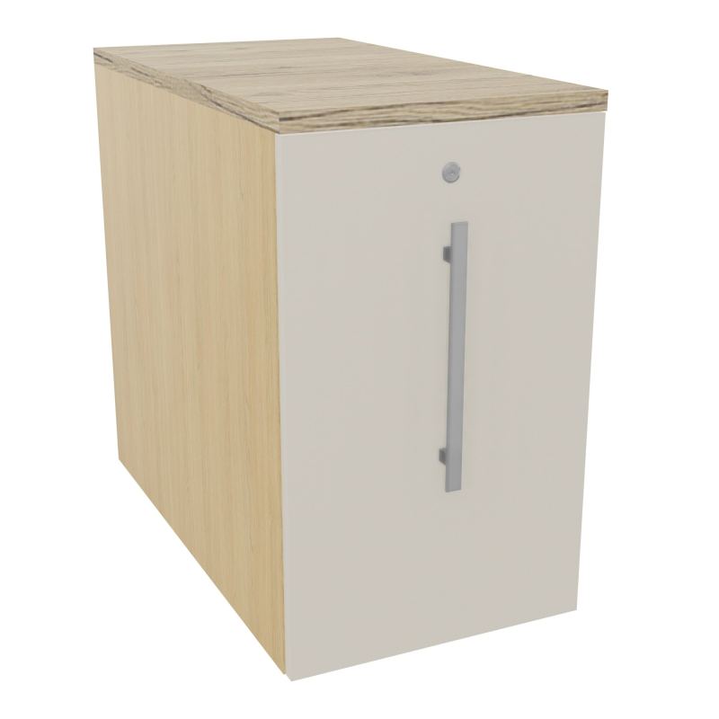 GUSTAVE CAISSON INDIVIDUEL H73,5 L43,2 P80 CM MELAMINE - CORPS  TOP  PORTE  R1 N5 R3
