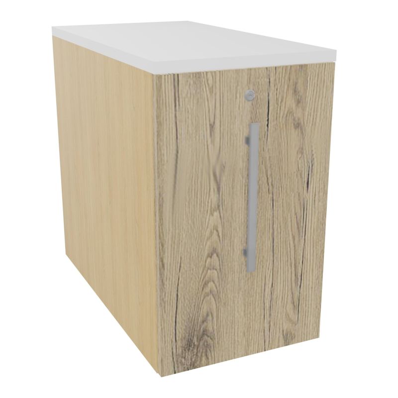 GUSTAVE CAISSON INDIVIDUEL H73,5 L43,2 P80 CM MELAMINE - CORPS  TOP  PORTE  R1 R3 MG