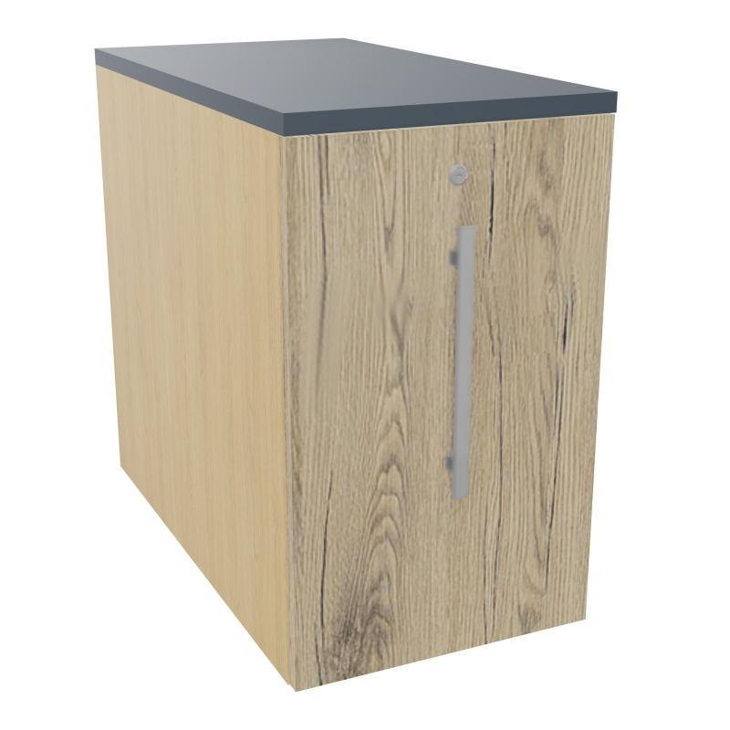 GUSTAVE CAISSON INDIVIDUEL H73,5 L43,2 P80 CM MELAMINE - CORPS  TOP  PORTE  R1 R3 R6