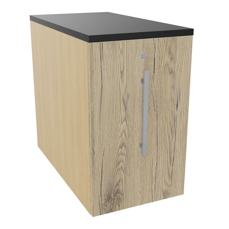 GUSTAVE CAISSON INDIVIDUEL H73,5 L43,2 P80 CM MELAMINE - CORPS  TOP  PORTE  R1 R3 R9