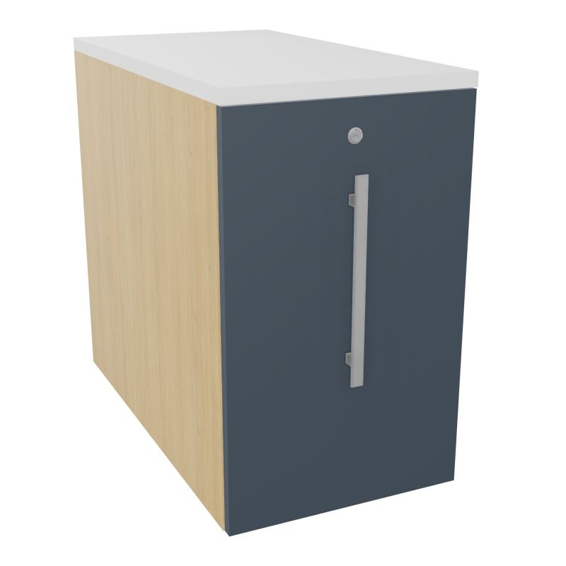 GUSTAVE CAISSON INDIVIDUEL H73,5 L43,2 P80 CM MELAMINE - CORPS  TOP  PORTE  R1 R6 MG