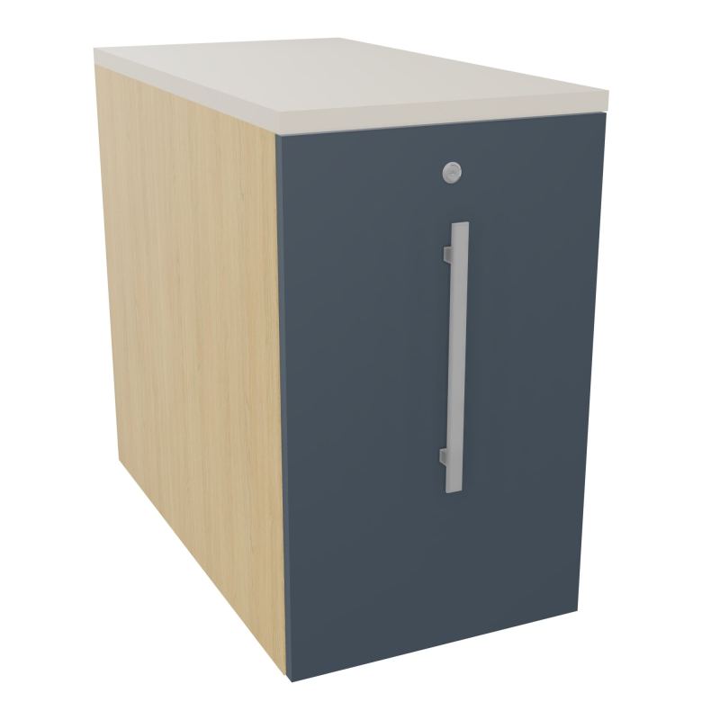 GUSTAVE CAISSON INDIVIDUEL H73,5 L43,2 P80 CM MELAMINE - CORPS  TOP  PORTE  R1 R6 N5