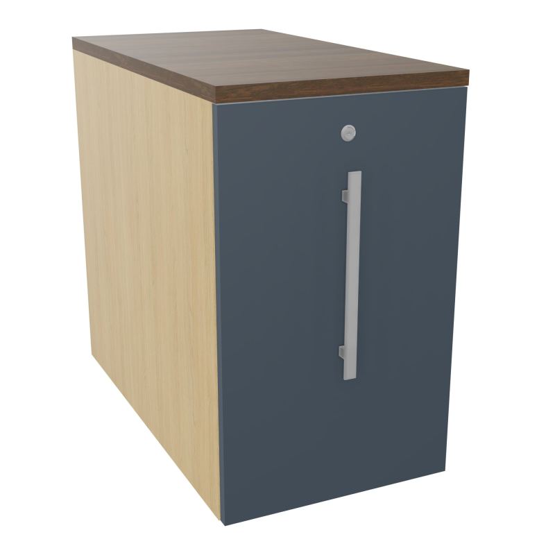 GUSTAVE CAISSON INDIVIDUEL H73,5 L43,2 P80 CM MELAMINE - CORPS  TOP  PORTE  R1 R6 N6