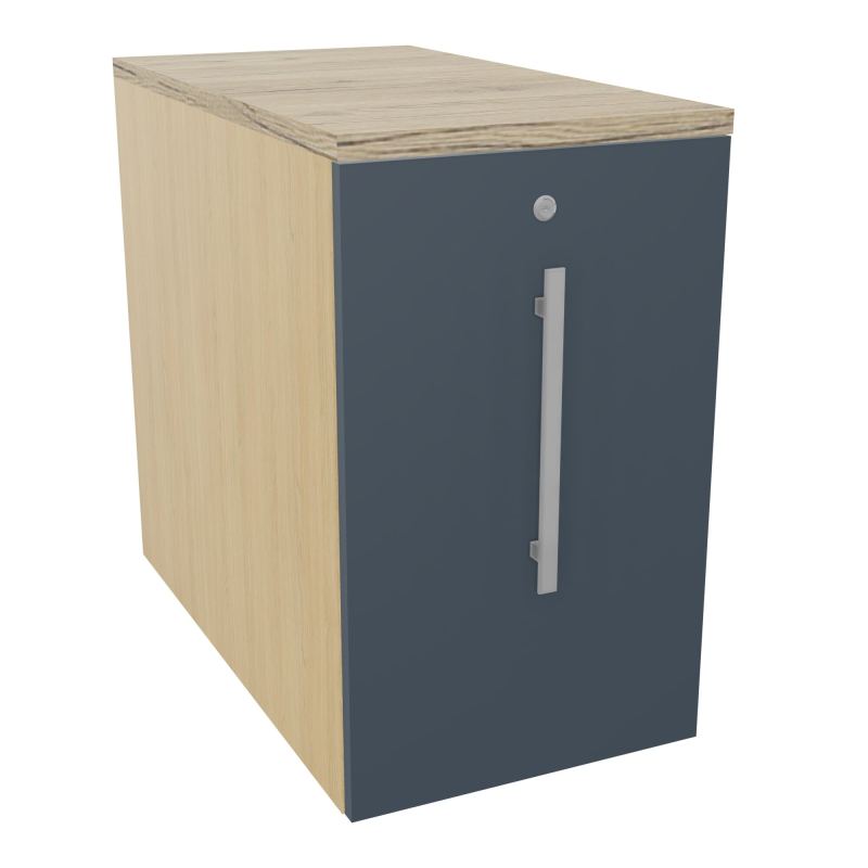 GUSTAVE CAISSON INDIVIDUEL H73,5 L43,2 P80 CM MELAMINE - CORPS  TOP  PORTE  R1 R6 R3