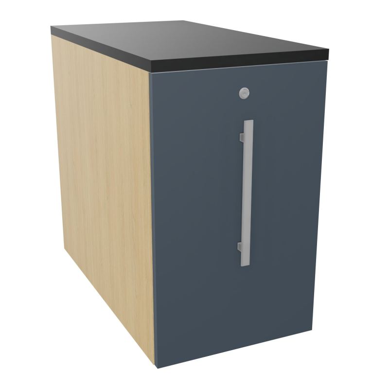 GUSTAVE CAISSON INDIVIDUEL H73,5 L43,2 P80 CM MELAMINE - CORPS  TOP  PORTE  R1 R6 R9