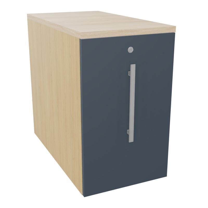 GUSTAVE CAISSON INDIVIDUEL H73,5 L43,2 P80 CM MELAMINE - CORPS  TOP  PORTE  R1 R6 RZ