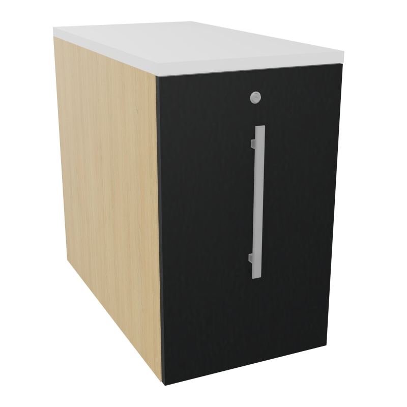 GUSTAVE CAISSON INDIVIDUEL H73,5 L43,2 P80 CM MELAMINE - CORPS  TOP  PORTE  R1 R9 MG