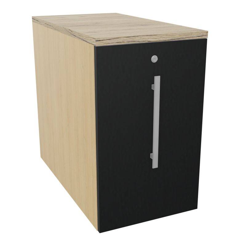 GUSTAVE CAISSON INDIVIDUEL H73,5 L43,2 P80 CM MELAMINE - CORPS  TOP  PORTE  R1 R9 R3