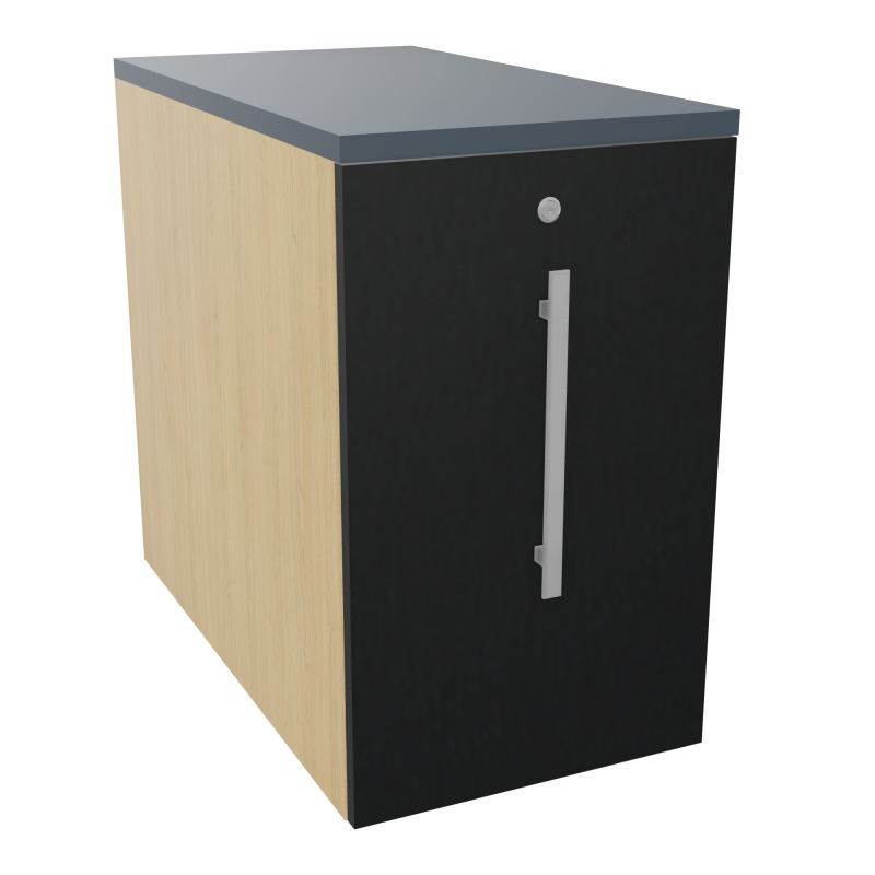 GUSTAVE CAISSON INDIVIDUEL H73,5 L43,2 P80 CM MELAMINE - CORPS  TOP  PORTE  R1 R9 R6