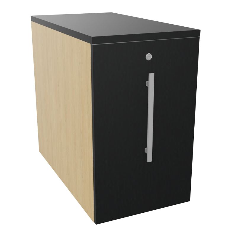 GUSTAVE CAISSON INDIVIDUEL H73,5 L43,2 P80 CM MELAMINE - CORPS  TOP  PORTE  R1 R9 R9